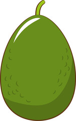 Avocado png graphic clipart design