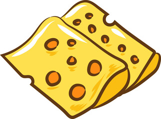 Cheese png graphic clipart design
