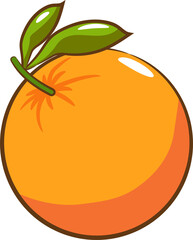 Orange png graphic clipart design