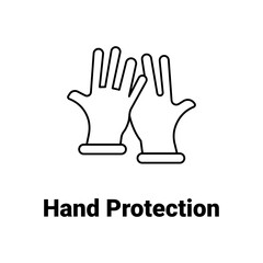 Cpr gloves Vector Icon

