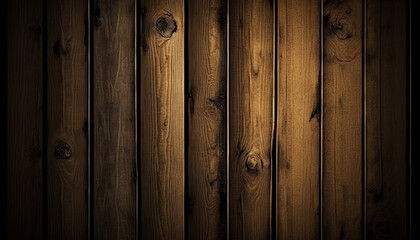 Naklejka premium Background wood texture created with generative AI