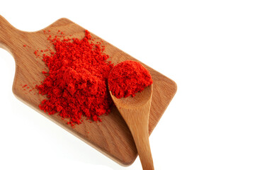 Paprika oleoresin or paprika red pepper extract, colouring and flavouring in food products. Food...