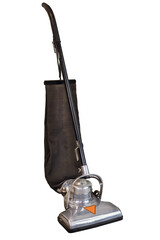 Vintage black with chrome vacuum cleaner