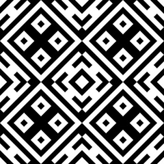 Tribe motif. Ethnic wallpaper. Ancient mosaic. Ethnical folk image. Tribal ornament. Embroidery background. Digital paper, web design, textile print, backdrop. Seamless abstract art. Vector artwork.