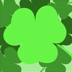 Clover leaf image for St Patrick's day celebration
