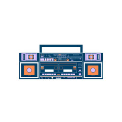 Vector image of a classic Boombox or Ghetto Blaster. Inspired by the JVC PC-W330 JW model in various colors