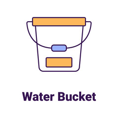 Pail Vector Icon

