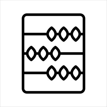 abcus icon. Simple element illustration from Education concept. vector illustration on white background