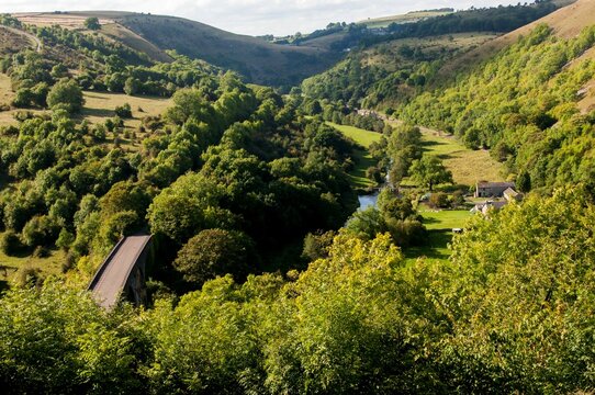 A beautiful valley in Derbyshire