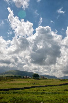 A dramatic sky above the Yorkshire Dales