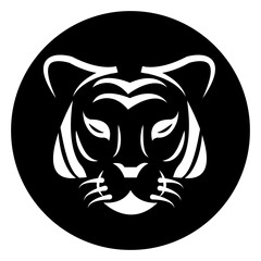 tiger icon illustration vector