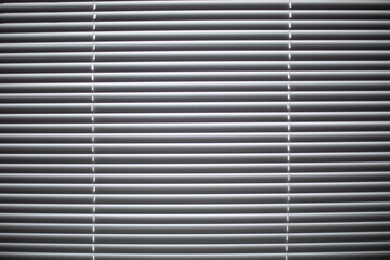 Fototapeta premium Texture blinds. Window in detail. Light from window.