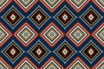 Beautiful geometric ethnic pattern Can be used in fabric design for background, wallpaper, carpet, textile, clothing, wrapping, decorative paper, embroidery illustration vector.