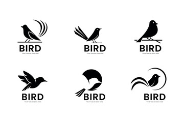 bird logo icon vector template.