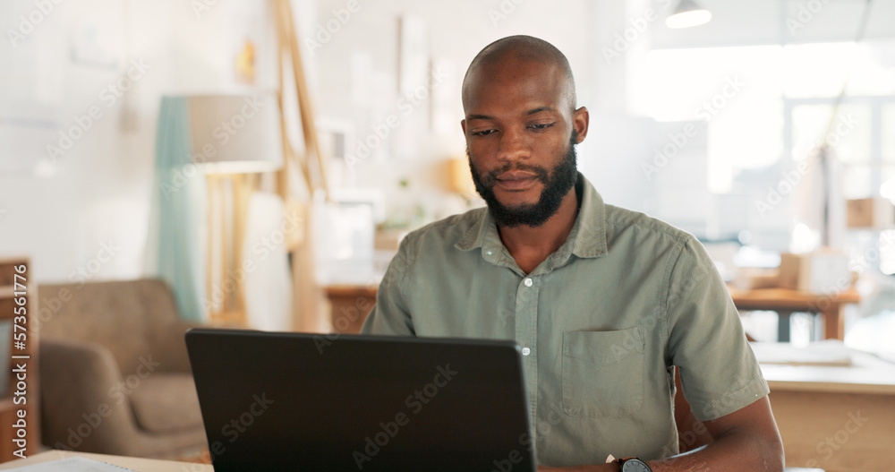 Poster email, phone and businessman working, planning and in communication with people on the internet at w