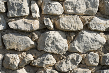 Close-up of an old rural wall