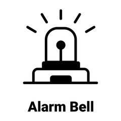 Alarm bell Vector Icon

