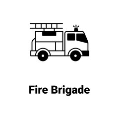 Fire brigade Vector Icon