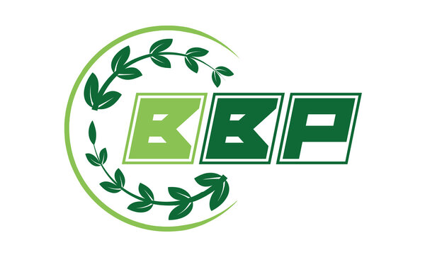 BBP Three-letter natural logo design, vector template. | monogram logo | abstract logo | wordmark logo | font logo | business logo | brand logo |