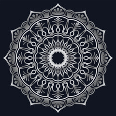 Decorative elements luxury ornament pattern gradient mandala design