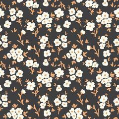 Seamless ditsy flowers