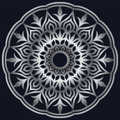 Decorative elements luxury ornament pattern gradient mandala design