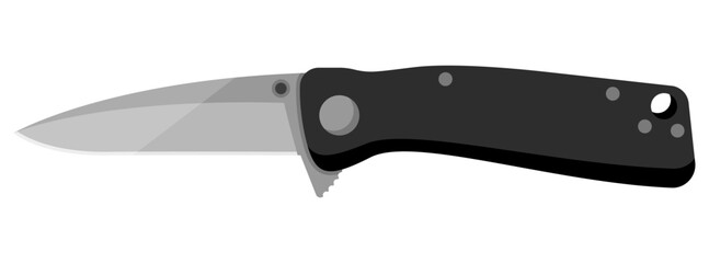 Jackknife. Cute jackknife isolated on white background. Vector illustration