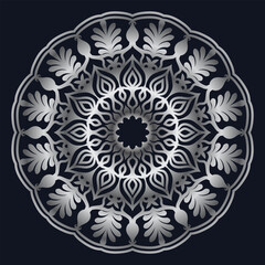 Decorative elements luxury ornament pattern gradient mandala design