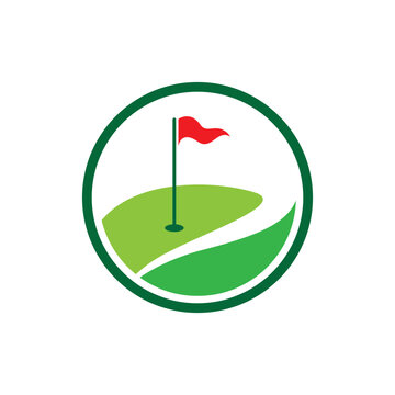 Golf logo images illustration