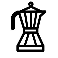 Coffee Icon Line, Icon for Coffeeshop