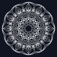 Decorative elements luxury ornament pattern gradient mandala design