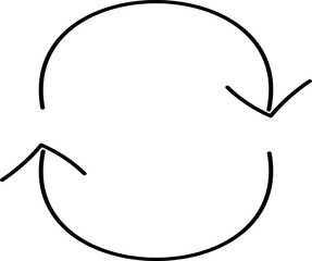 Roughly drawn hand drawn arrow / up / up