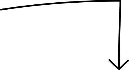 Roughly drawn hand drawn arrow / up / up