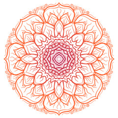 Luxury ornamental colorful mandala design background pattern