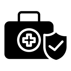 Obraz premium first aid kit icon