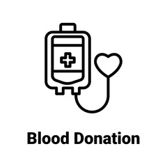 Blood bank Vector Icon

