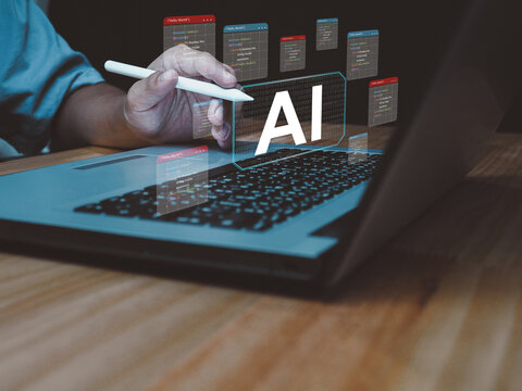 Programmers code complex programs to develop artificial intelligence, AI, connected technologies and future innovations.