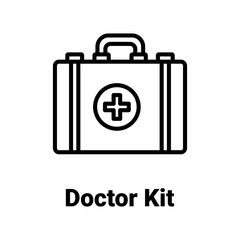 Doctor kit Vector Icon

