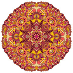 Luxury ornamental colorful mandala design background pattern