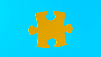 Template 3d jigsaw puzzle
