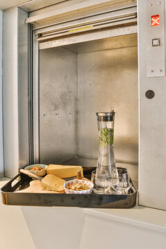 Delicious meal served on trail