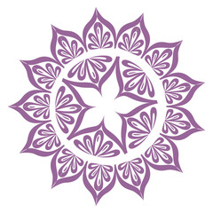 Fototapeta premium Luxury ornamental colorful mandala design background pattern
