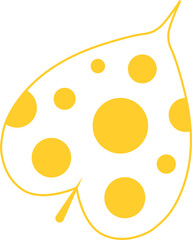 Fototapeta premium Pho leaf bodhi tree icon