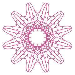 Luxury ornamental colorful mandala design background pattern