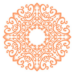 Luxury ornamental colorful Mandala design background pattern