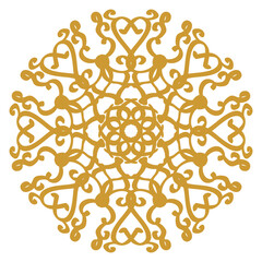 Luxury ornamental colorful Mandala design background pattern