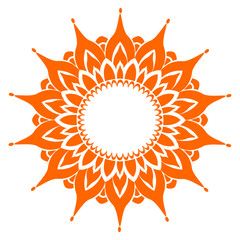 Luxury ornamental colorful Mandala design background pattern