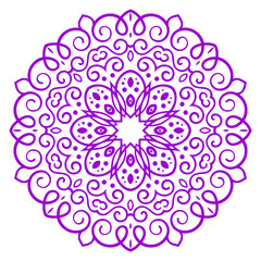 Luxury ornamental colorful Mandala design background pattern