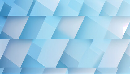 Abstract pale blue background wallpaper with parallelograms. Generative AI