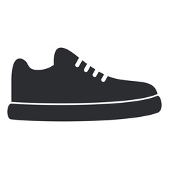Running shoes icon. Sneaker illustration